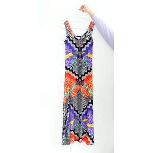 Calvin Klein Printed Maxi Summer Dress